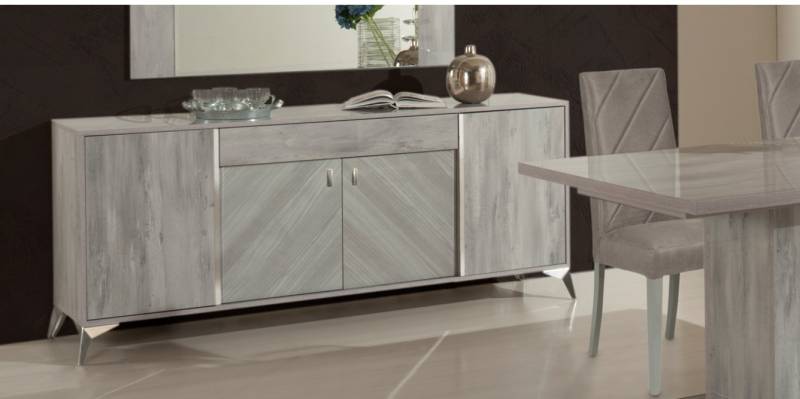 Sideboard Kommode Holz Modern Kommoden Design Schrank Grau Schlafzimmer Möbel von JV Möebel