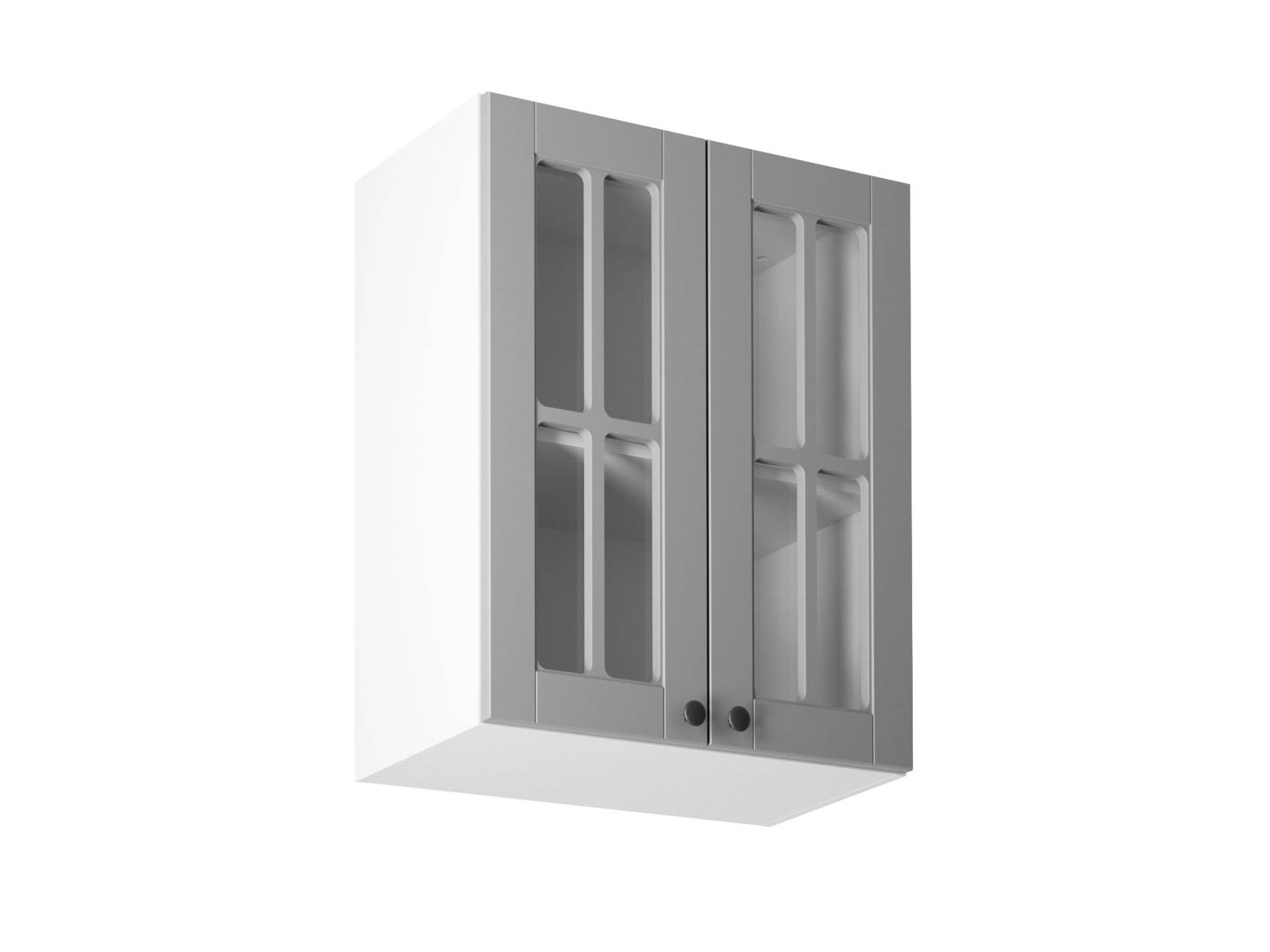 ZWEITÜRIGER KÜCHENHÄNGESCHRANK FÜR KÜCHENSET GARNITURE MIT GLASEINSÄTZEN G60S von JV Möebel