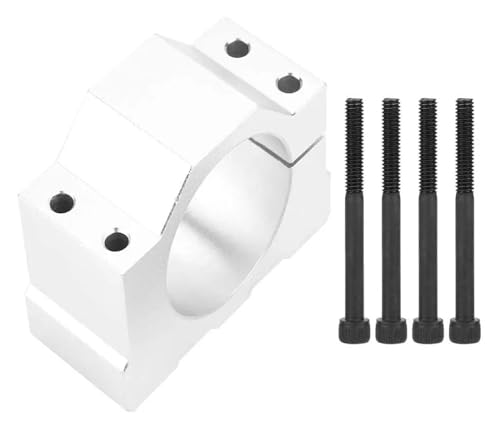 CNC-Spindelmotor-Kits 0,5 kW luftkühlter Spindelmotor ER11 Spannfutter CNC 500 W Spindel-Gleichstrommotor + 52-mm-Klemmen + Netzteil-schwindigkeitsregler(Clamp) von JVDDI