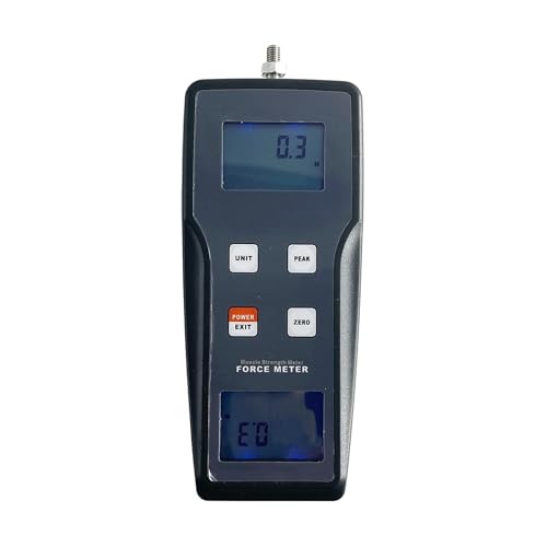 Digitales Kraftmessgerät Digitales Muskeldynamometer-Instrument, Muskelkraftmessgerät, Muskelkrafttester mit Bereich ± 50 kgf ± 490 N ± 110 Lbf, Genauigkeit 0,5 von JVDDI