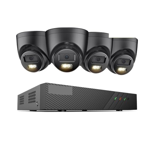 Drahtloses Sicherheitskamerasystem 3K 5MP Ultra HD POE Video Überwachung System 8CH NVR Recorder 3K Sicherheit Kameras CCTV Kit Smart Dual Lichter IP Kamera(2T) von JVDDI