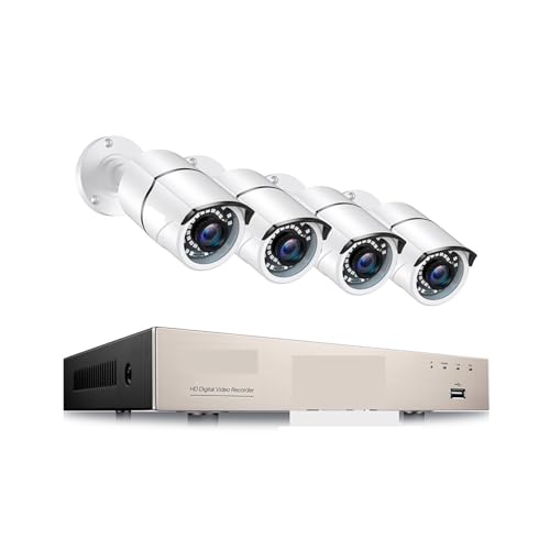 Drahtloses Sicherheitskamerasystem 8CH 1080P 2MP TVI CCTV Sicherheit Video Überwachung Kamera System DVR Kit for Outdoor Home Mit Wasserdicht IR nacht Vision(None) von JVDDI