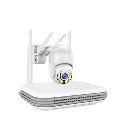 Drahtloses Sicherheitskamerasystem Drahtlose WiFi-Überwachungskamera 4MP 8CH Kit NVR Wasserdichtes Outdoor-PTZ-CCTV-System Gesichtserkennung Videoüberwachungsset H.265(None,8CH NVR 1 Cameras) von JVDDI