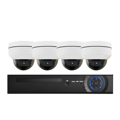 Drahtloses Sicherheitskamerasystem PTZ 4K 8MP 4MP POE Sicherheit Kamera System 8CH Video Überwachung Kit Outdoor Vandalismus 5X Optische Zoom IP Kamera CCTV NVR Set(1T,4CH NVR 4pcs 8MP Cam) von JVDDI