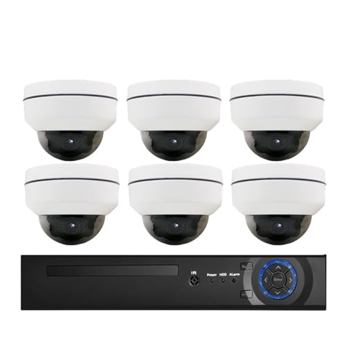 Drahtloses Sicherheitskamerasystem PTZ 4K 8MP 4MP POE Sicherheit Kamera System 8CH Video Überwachung Kit Outdoor Vandalismus 5X Optische Zoom IP Kamera CCTV NVR Set(2T,8CH NVR 6pcs 4MP Cam) von JVDDI