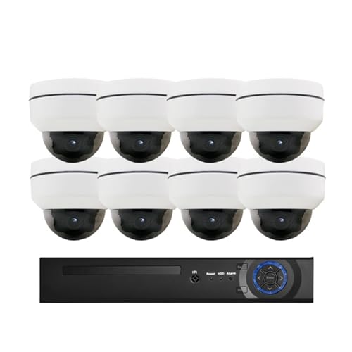 Drahtloses Sicherheitskamerasystem PTZ 4K 8MP 4MP POE Sicherheit Kamera System 8CH Video Überwachung Kit Outdoor Vandalismus 5X Optische Zoom IP Kamera CCTV NVR Set(None,8CH NVR 8pcs 8MP Cam) von JVDDI