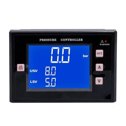 Druckschalter für Pumpe Digitaler Druckschalter Intellintes großes LCD-Display Automatische Steuerung for Kompressor G1/4 Außenwinde LFDS65 von JVDDI