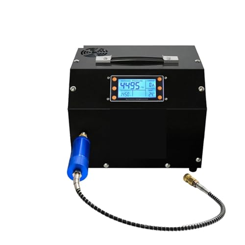 Druckschalter für Pumpe TXET063 4500Psi 300Bar tragbarer PCP-Luftkompressor LCD-Display Digitalsteuerung Auto-Stop mit 12V-Netzteil PCP(220) von JVDDI