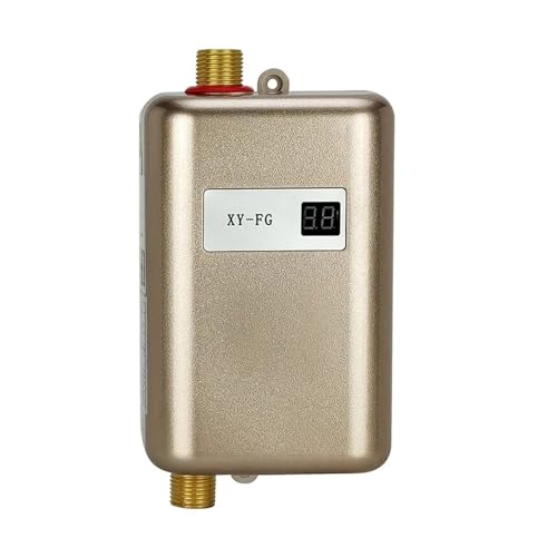 Elektrischer Warmwasserbereiter Elektrischer Durchlauferhitzer, Durchlauferhitzer, Unterwaschbecken, Warmwasserbereitersystem For Waschen Von Küchen Und Badezimmern(Package 1-Gold) von JVDDI