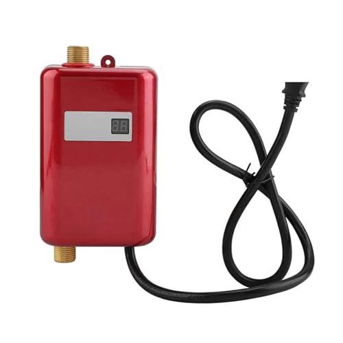Elektrischer Warmwasserbereiter Elektrischer Durchlauferhitzer, Untertisch-Warmwasserbereiter For Waschen Von Küchen Und Badezimmern(Package 2-Red) von JVDDI