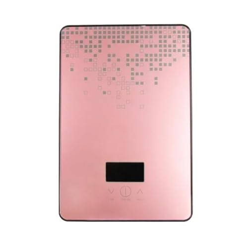 Elektrischer Warmwasserbereiter Elektrischer Warmwasserbereiter, Durchlauferhitzer, Durchlauferhitzer, Badezimmer, Durchlauferhitzer, Duschset, Thermostat, Sicher, Intelligent, Automatisch(Pink) von JVDDI