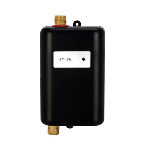Elektrischer Warmwasserbereiter Tankloser Warmwasserbereiter, 3000 W Tragbares Mini-Sofort-Elektro-Warmwasserbereitersystem For Das Waschen Von Badezimmern Im Haushalt Und In Der Küche(No LCD-02) von JVDDI