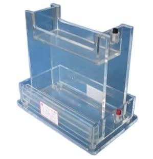 Elektrophoresegerät Doppeltes Vertikales Elektrophoreseinstrument DYCZ-24A Elektrophoreseinstrument Laborelektrophoresetank For Wissenschaftliche Forschung von JVDDI