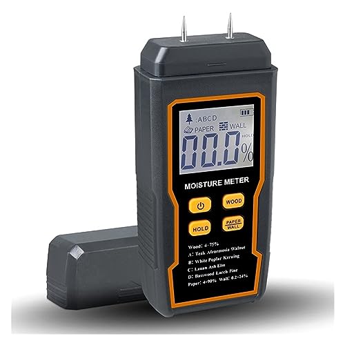 Feuchtigkeitsmesser Holz Feuchtigkeit Meter Feuchtigkeit Detektor Handheld Nadel Feuchtigkeit Detektor for Brennholz Tapete Trockenbau von JVDDI