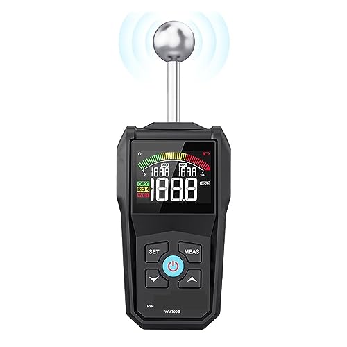 Feuchtigkeitsmesser Holz Holz Feuchtigkeit Detektor Alarm Funktion Feuchtigkeit Tester Berührungslose Kugel Hygrometer Feuchtigkeit Detect(WM700B) von JVDDI