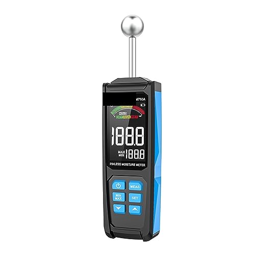Feuchtigkeitsmesser Zwei Pins Digital Holz Feuchtigkeit Meter Papier Feuchtigkeit Tester Wand Hygrometer Holz Feuchtigkeit Detektor LCD Holz Feuchtigkeit Tester(WM710A) von JVDDI