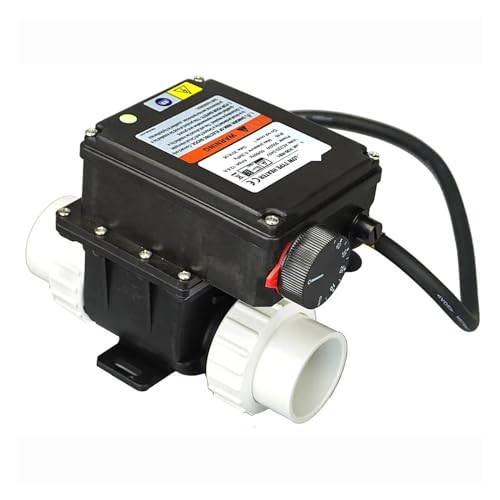 Pool-Whirlpool-Heizung 3 kW elektrischer -Heizkörper mit Temperaturregler for Badewanne und 3000 W Warmwasserbereiter von JVDDI