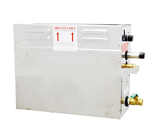 Pool-Whirlpool-Heizung 7 kW Dampfgenerator Sauna Wet Dampfmaschine Edelstahl Dampfmaschine Schönheit Home Spa Dusche mit digitalem Controller von JVDDI