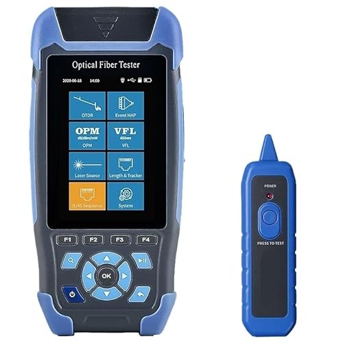 Reflektometer mit 9 Funktionen VFL OLS OPM Event Map RJ45 Ethernet Cable Tracker Tester(NK3200D(UPC)) von JVDDI