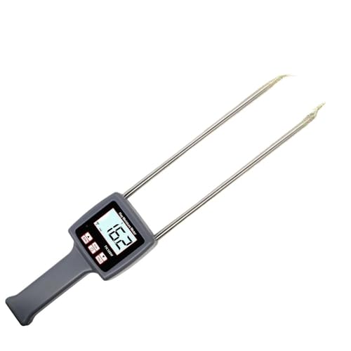 Tragbarer Feuchtigkeitstester Heu Feuchtigkeit Meter mit Hintergrundbeleuchtung for Alfalfa Futter Gras Leymus Chinensis Obstgarten Feuchtigkeit Messung Werkzeug Tragbarer Feuchtigkeitstester Heu Feuchtigkeit Meter mit Hintergrundbeleuchtung for Alfalfa Futter Gras Leymus Chinensis Obstgarten Feuchtigkeit Messung Werkzeug von JVDDI