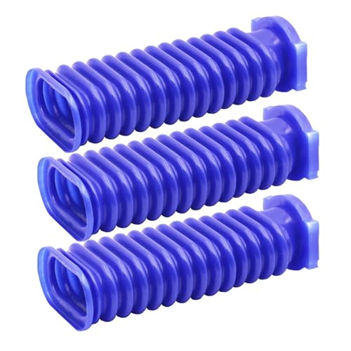 JVEIWAD 3er-Pack blaue Trommelsaugschlauch-Armaturen, kompatibel mit V6 V7 V8 V10 V11 Staubsauger-Ersatzteilen von JVEIWAD