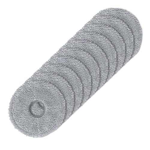 JVEIWAD 4/10er-Pack Mikrofaser-Mopptuch-Set, Kompatibel Mit Conga 9590 9990 10090 Spin for Revolution Ultra Power AI Evolution(10 Pack) von JVEIWAD