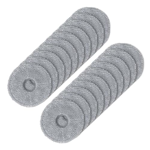 JVEIWAD 4/10er-Pack Mikrofaser-Mopptuch-Set, Kompatibel Mit Conga 9590 9990 10090 Spin for Revolution Ultra Power AI Evolution(20 Pack) von JVEIWAD