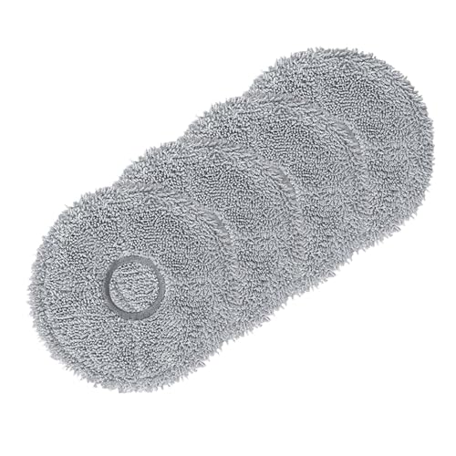 JVEIWAD 4/10er-Pack Mikrofaser-Mopptuch-Set, Kompatibel Mit Conga 9590 9990 10090 Spin for Revolution Ultra Power AI Evolution(4 Pack) von JVEIWAD
