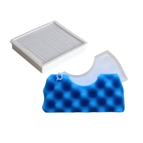 JVEIWAD Blaues Schwamm-Hepa-Filter-Kit, kompatibel mit Samsung DJ97-01040C SC43 SC44 SC45 SC47 Serie Roboter-Staubsauger-Teile Autoreiniger(1 set) von JVEIWAD