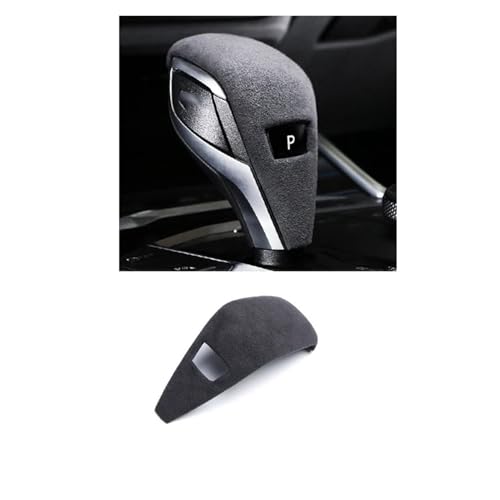 JVEIWAD Kompatibel Mit BMW F40 G20 G28 325li 325i G23 G29 Z4 Auto-Schaltknauf-Abdeckung, Zieraufkleber, Innen-Tuning-Zubehör(Alcantara 9002) von JVEIWAD