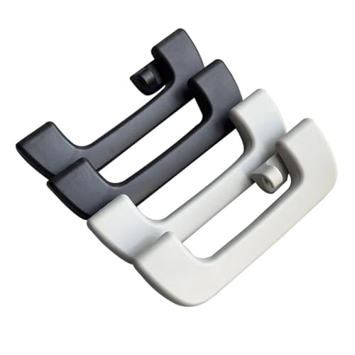 JVEIWAD Kompatibel mit 1 Stück grau schwarz beige Innenraum vorne hinten Dach Haltegriff kompatibel mit Audi Q3 A4 B8 S4 Avant A5 S5 Q5 8R A6 C7 A7 Quattro 8K0857607/608(Right Rear Black) von JVEIWAD