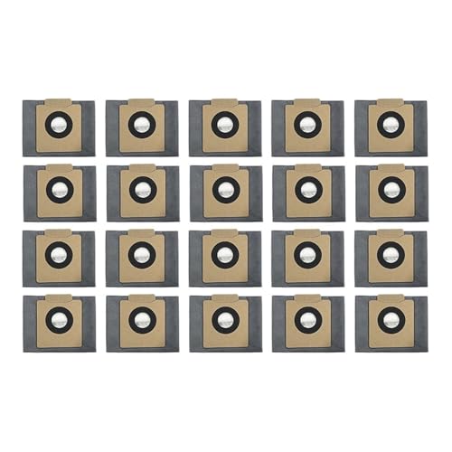JVEIWAD Staubbeutel Kompatibel Mit Clean X8 X8 Pro SES/Kompatibel Mit X10 X10 Pro Omni Selbstentleerungsstation Roboterstaubsauger Ersatzteilzubehör(20 pcs) von JVEIWAD