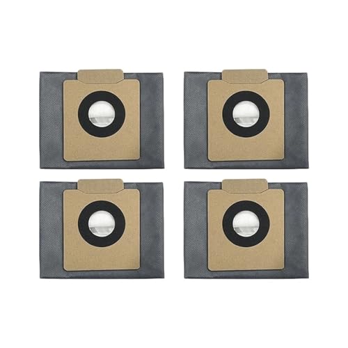 JVEIWAD Staubbeutel Kompatibel Mit Clean X8 X8 Pro SES/Kompatibel Mit X10 X10 Pro Omni Selbstentleerungsstation Roboterstaubsauger Ersatzteilzubehör(4 pcs) von JVEIWAD