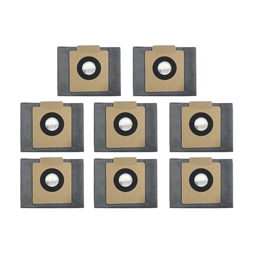 JVEIWAD Staubbeutel Kompatibel Mit Clean X8 X8 Pro SES/Kompatibel Mit X10 X10 Pro Omni Selbstentleerungsstation Roboterstaubsauger Ersatzteilzubehör(8 pcs) von JVEIWAD