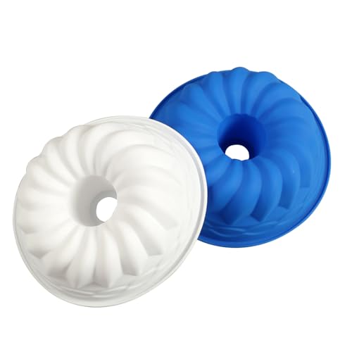 JVHLOV 2 Stück Gugelhupfform, Gugelhupfform Silikon Ø 16 cm Backform für Gugelhupf, Backform für Gugelhupf aus Silikon, Hochwertige Silikon-Kuchenform JVHLOV 2 Stück Gugelhupfform, Gugelhupfform Silikon Ø 16 cm Backform für Gugelhupf, Backform für Gugelhupf aus Silikon, Hochwertige Silikon-Kuchenform von JVHLOV