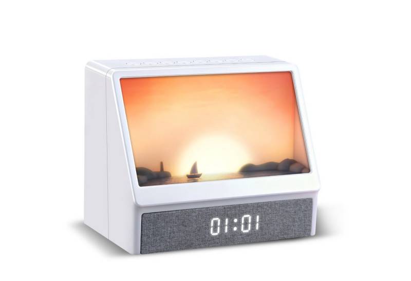 JVJH Wecker Tageslichtwecker mit 12 Naturgeräuschen,Sonnenaufgang Wecker, 6 farbige Licht,Bluetooth 5.0, Geschenke für Frauen Männer Teens JVJH Wecker Tageslichtwecker mit 12 Naturgeräuschen,Sonnenaufgang Wecker, 6 farbige Licht,Bluetooth 5.0, Geschenke für Frauen Männer Teens von JVJH