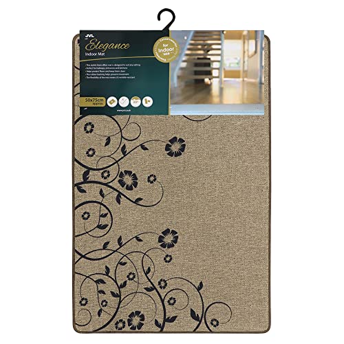 JVL Fußmatte Elegance 50 x 75 cm Trailing Flower von JVL