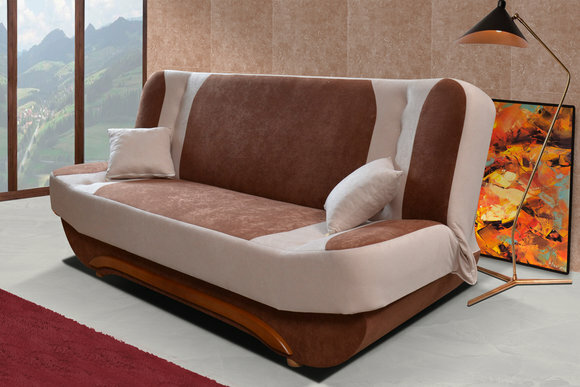 Couch Schlafsofa XXL Textil Big Sofa Couchen 3Sitzer Polster Multifunktion von JVMoebel