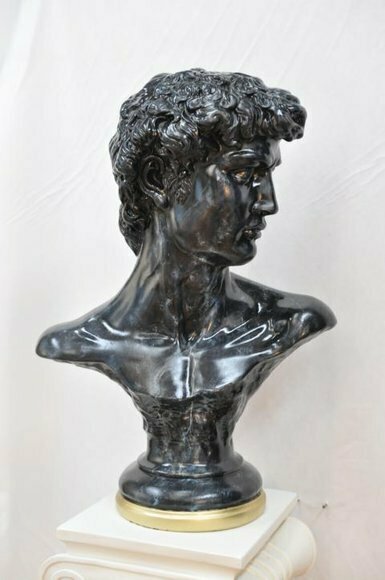 Design Büste Adam Figur Statue Skulptur Figuren Dekoration Skulpturen von JVMoebel