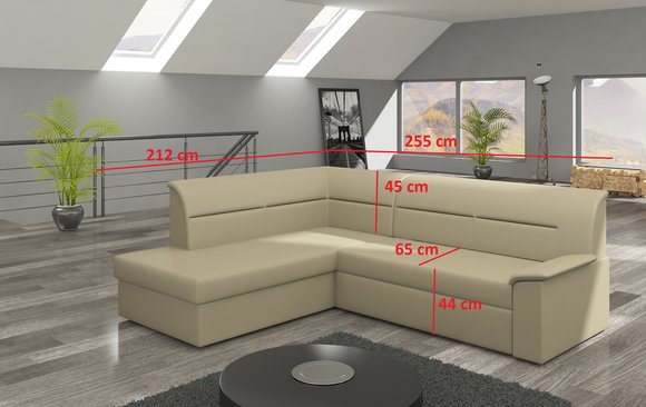 Design Ecksofa Elano L-form Bettfunktion Couch Leder Textil Sofas Neu Design Ecksofa Elano L-form Bettfunktion Couch Leder Textil Sofas Neu von JVMoebel