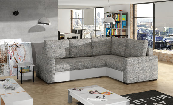 Design Ecksofa Schlafsofa Bettfunktion Couch Leder Polster Textil Sofas Neu 1469 von JVMoebel