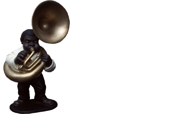 Design Tuba Figur Statue Skulptur Figuren Skulpturen Dekoration Deko 4036 von JVMoebel