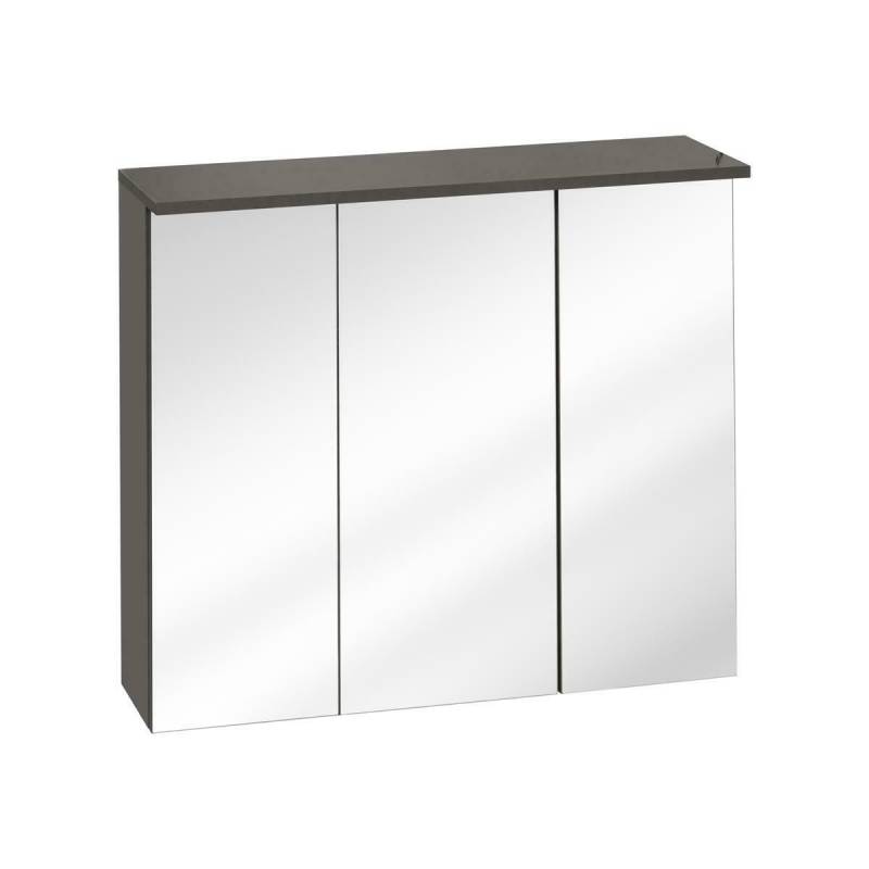 Spiegelschrank Badezimmerschrank mit Spiegel 80 cm LED Beleuchtung Neu Sofort von JVMöbel
