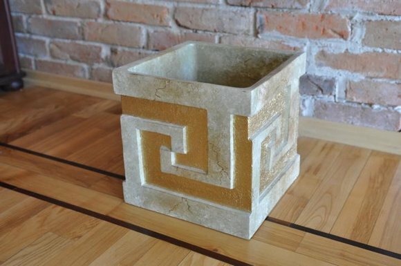 XXL Deko Vase Blumen Design Tisch Dekoration Topf Antik Raum Vasen von JVMoebel