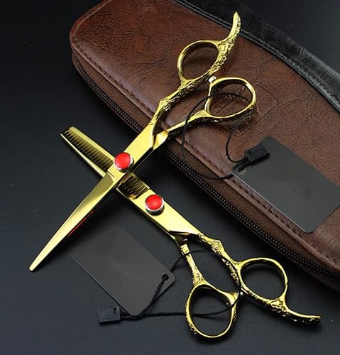 Edelstahl Schere Friseurschere Professionelle Friseurschere Japan 440c 6 Zoll Gold Pflaumenholzgriff Friseurschere Set Edelstahl Schere Friseurschere Professionelle Friseurschere Japan 440c 6 Zoll Gold Pflaumenholzgriff Friseurschere Set von JVNALwnkv
