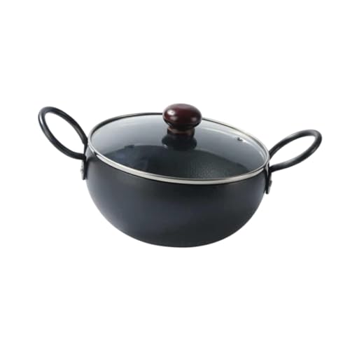 Eisentopf, Suppentopf, nicht beschichtet, antihaftbeschichtet, Kochgeschirr, modischer aus Eisen mit Deckel for Gemüsesuppeneintopf im Haushalt, Öffnungsdurchmesser Eisentopf, Suppentopf, nicht beschichtet, antihaftbeschichtet, Kochgeschirr, modischer aus Eisen mit Deckel for Gemüsesuppeneintopf im Haushalt, Öffnungsdurchmesser von JVNALwnkv