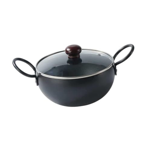 Eisentopf, Suppentopf, nicht beschichtet, antihaftbeschichtet, Kochgeschirr, modischer aus Eisen mit Deckel for Gemüsesuppeneintopf im Haushalt, Öffnungsdurchmesser Eisentopf, Suppentopf, nicht beschichtet, antihaftbeschichtet, Kochgeschirr, modischer aus Eisen mit Deckel for Gemüsesuppeneintopf im Haushalt, Öffnungsdurchmesser von JVNALwnkv