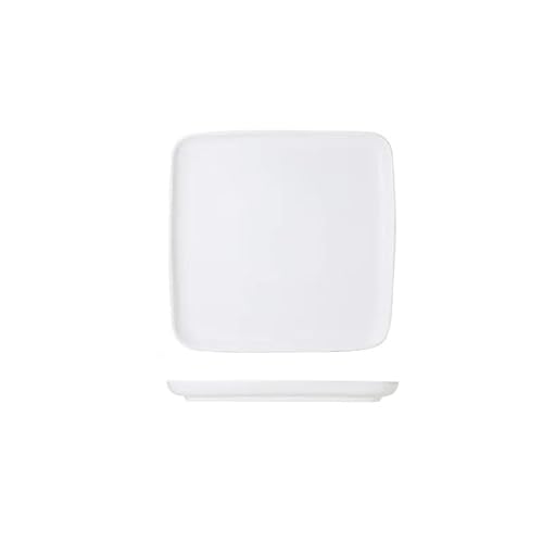 JVNALwnkv Keramik-Essteller, Porzellan-Essteller-Set, Geschirr, schwarz-weißer Steak-Essteller, Dessert-Kuchenform, glatter Essteller JVNALwnkv Keramik-Essteller, Porzellan-Essteller-Set, Geschirr, schwarz-weißer Steak-Essteller, Dessert-Kuchenform, glatter Essteller von JVNALwnkv