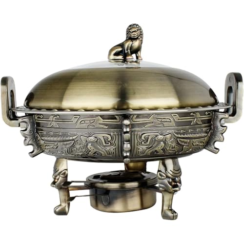 Keramik-Kochtopf, Kochtöpfe, Chafing Dish aus Edelstahl, kommerzieller runder, Chafer-Buffet, Catering-Wärmer mit Speisepfanne Keramik-Kochtopf, Kochtöpfe, Chafing Dish aus Edelstahl, kommerzieller runder, Chafer-Buffet, Catering-Wärmer mit Speisepfanne von JVNALwnkv