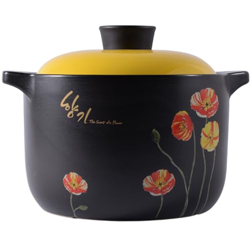 Keramik-Kochtopf, Kochtöpfe, Steinguttöpfe, natürlicher Keramik-Auflauf mit Deckel, großer Tontopf for Kochen, hitzebeständiger Hot Pot Keramik-Kochtopf, Kochtöpfe, Steinguttöpfe, natürlicher Keramik-Auflauf mit Deckel, großer Tontopf for Kochen, hitzebeständiger Hot Pot von JVNALwnkv